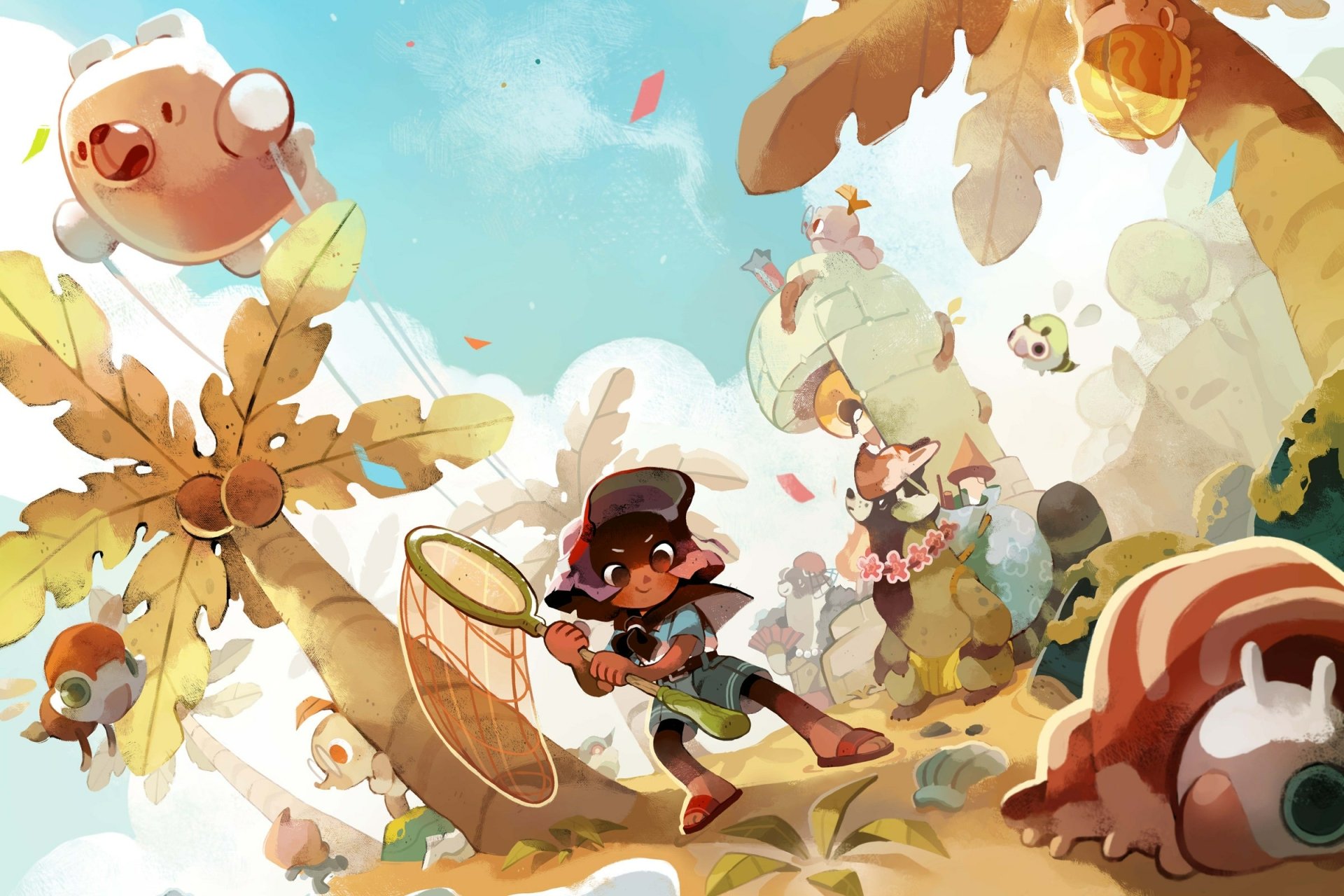 Download Video Game Cozy Grove HD Wallpaper