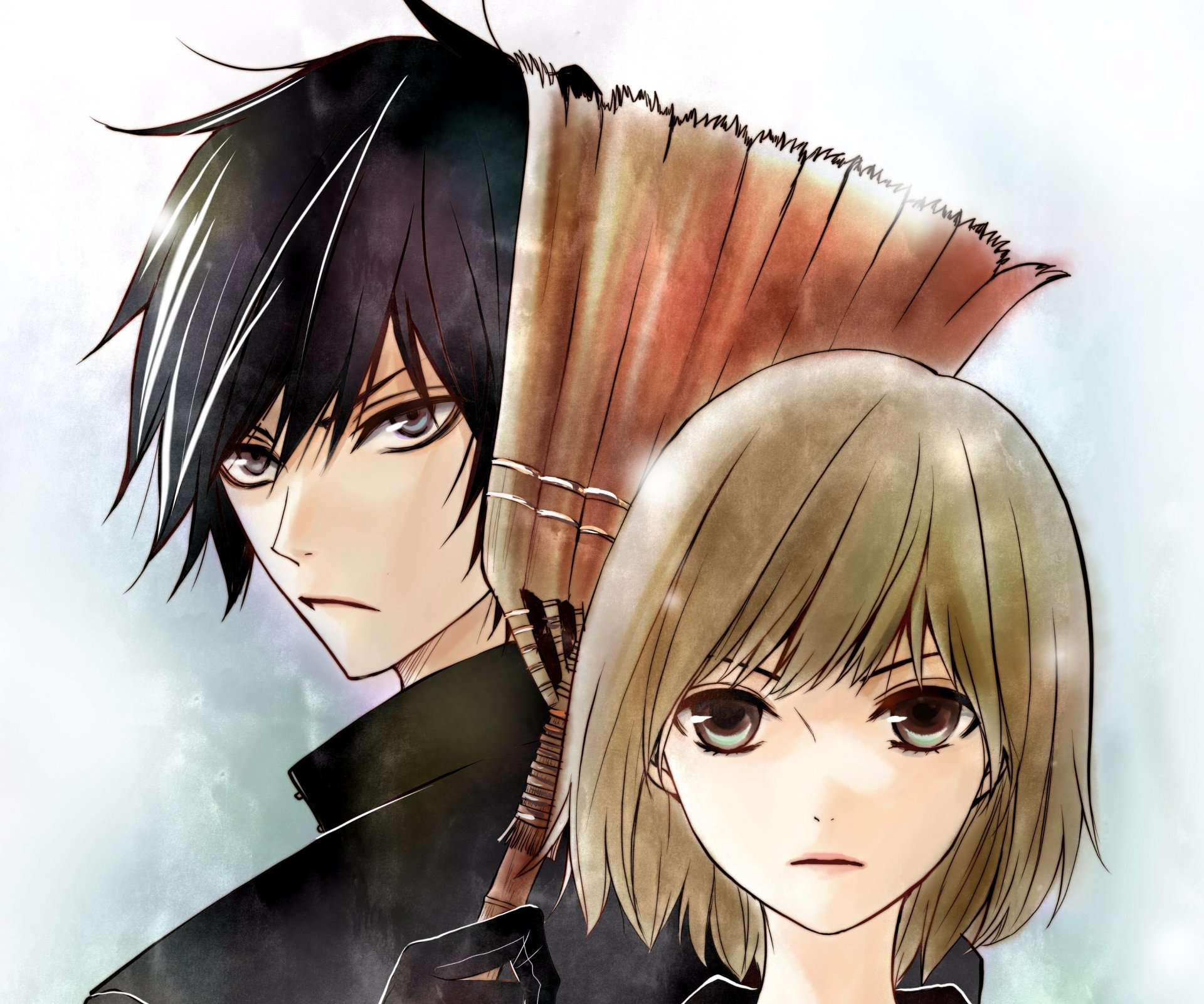 Download Fumi Nishioka Kyutaro Horikita Anime Queen's Quality HD Wallpaper