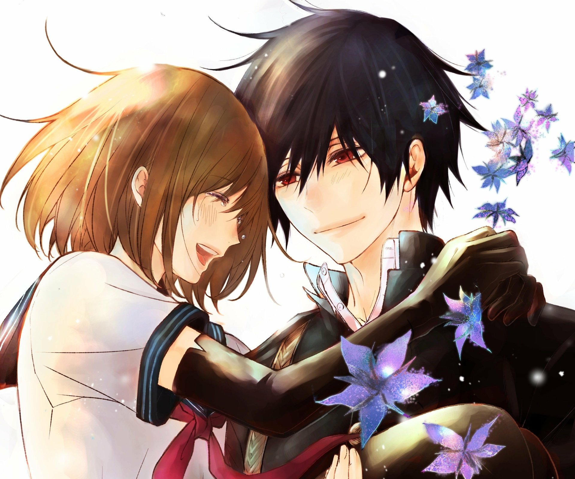 Download Fumi Nishioka Kyutaro Horikita Anime Queen's Quality HD Wallpaper