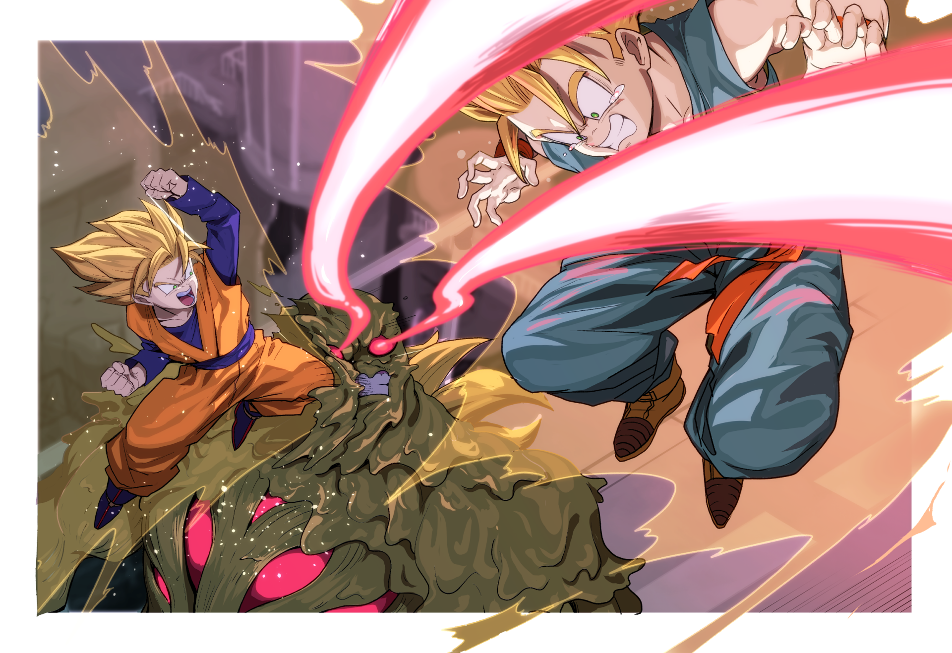 Download Trunks (Dragon Ball) Goten (Dragon Ball) Anime Dragon Ball Z HD Wallpaper