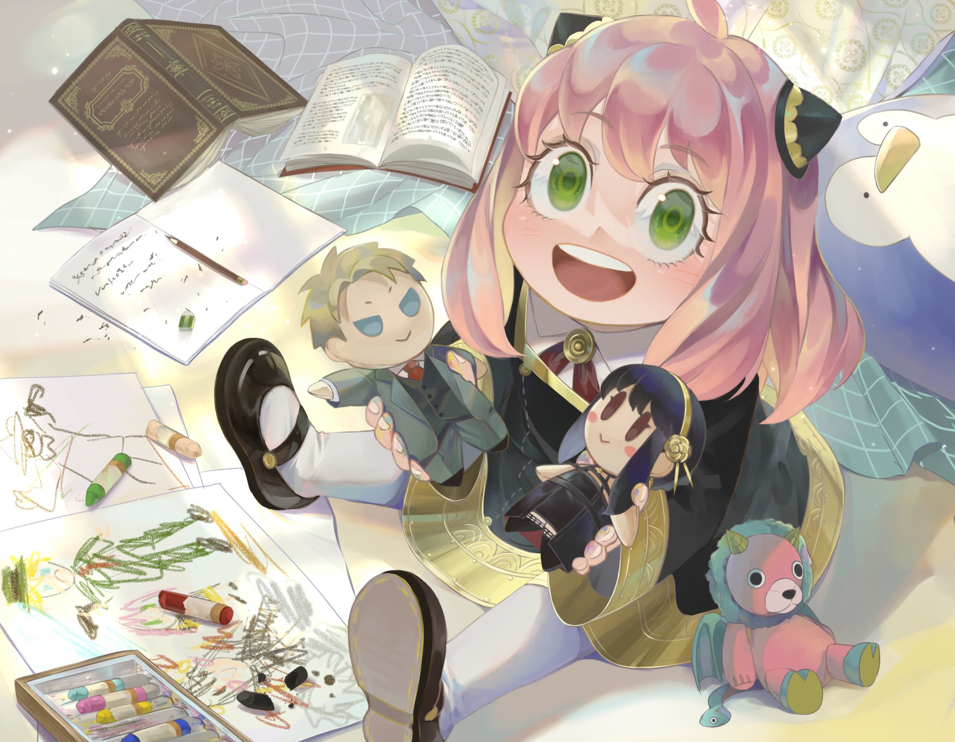 Download Anya Forger Anime Spy X Family HD Wallpaper by 春