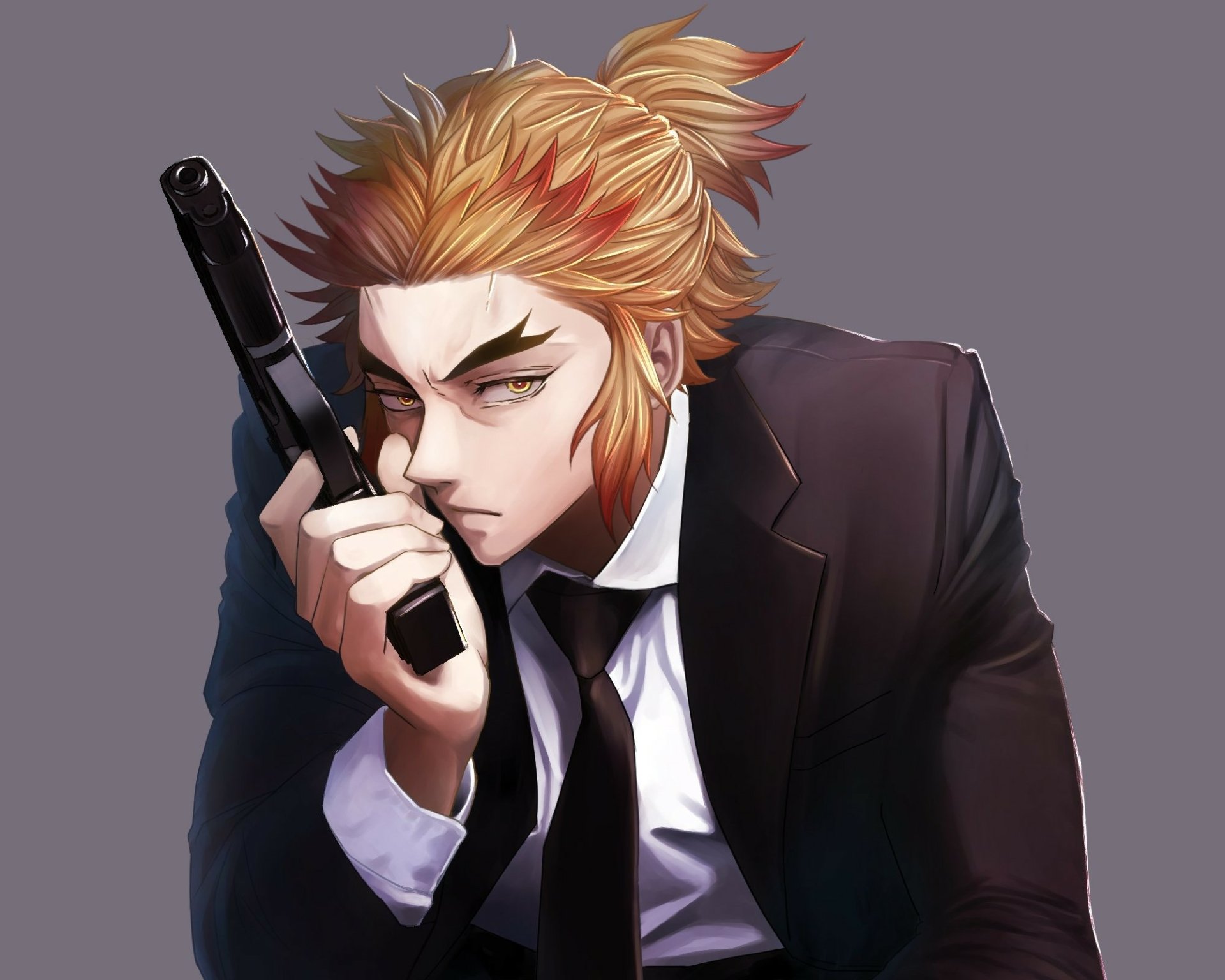 Download Shinjuro Rengoku Anime Demon Slayer: Kimetsu No Yaiba HD Wallpaper by rmfwb