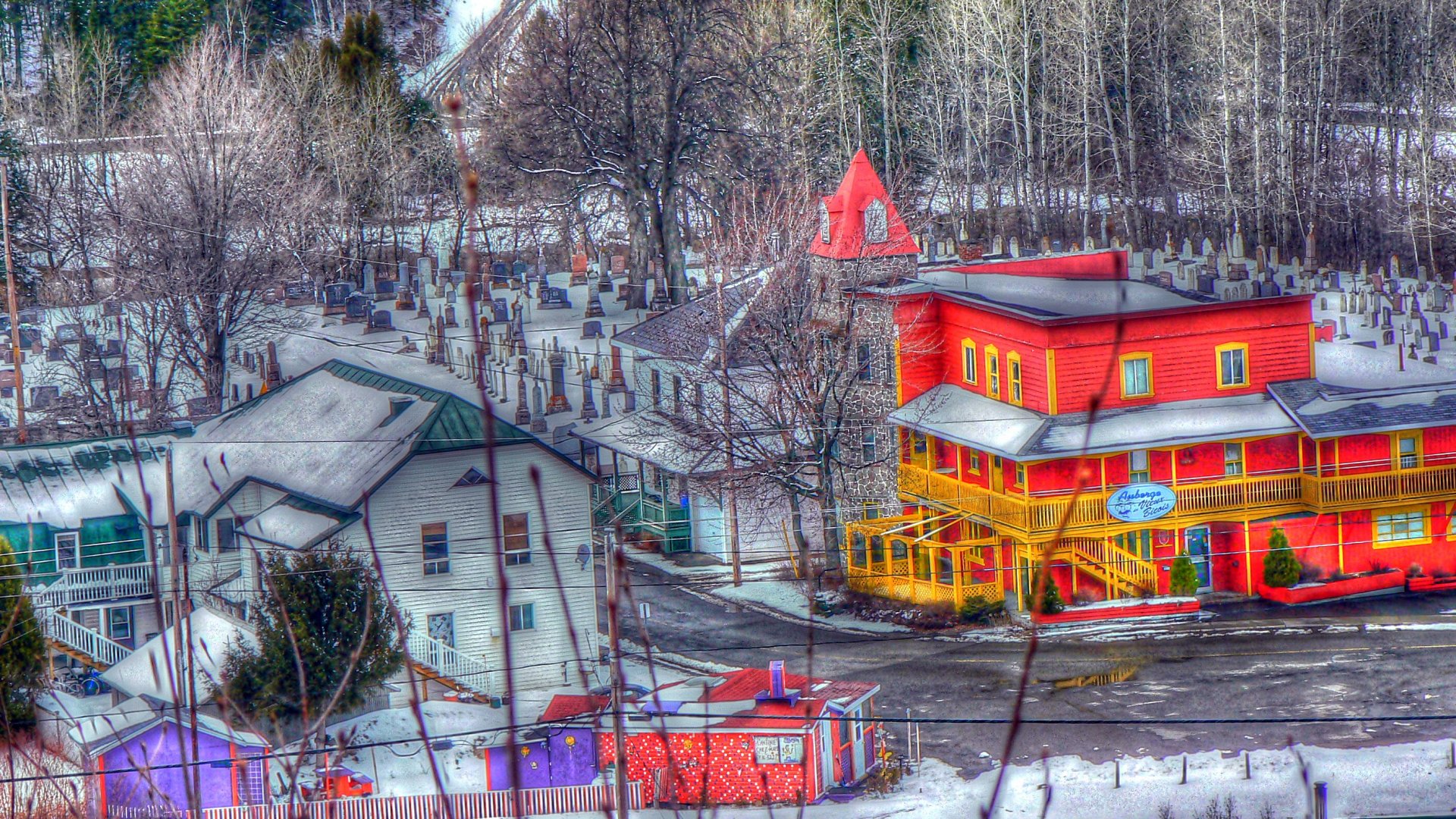 Auberge Du Vieux Bicois, Le Bic. Qu?bec, Canada. HD Wallpaper