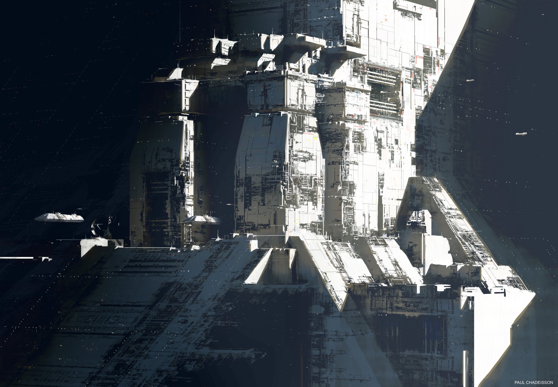 Download Sci Fi Building 4k Ultra HD Wallpaper by Paul Chadeisson ...