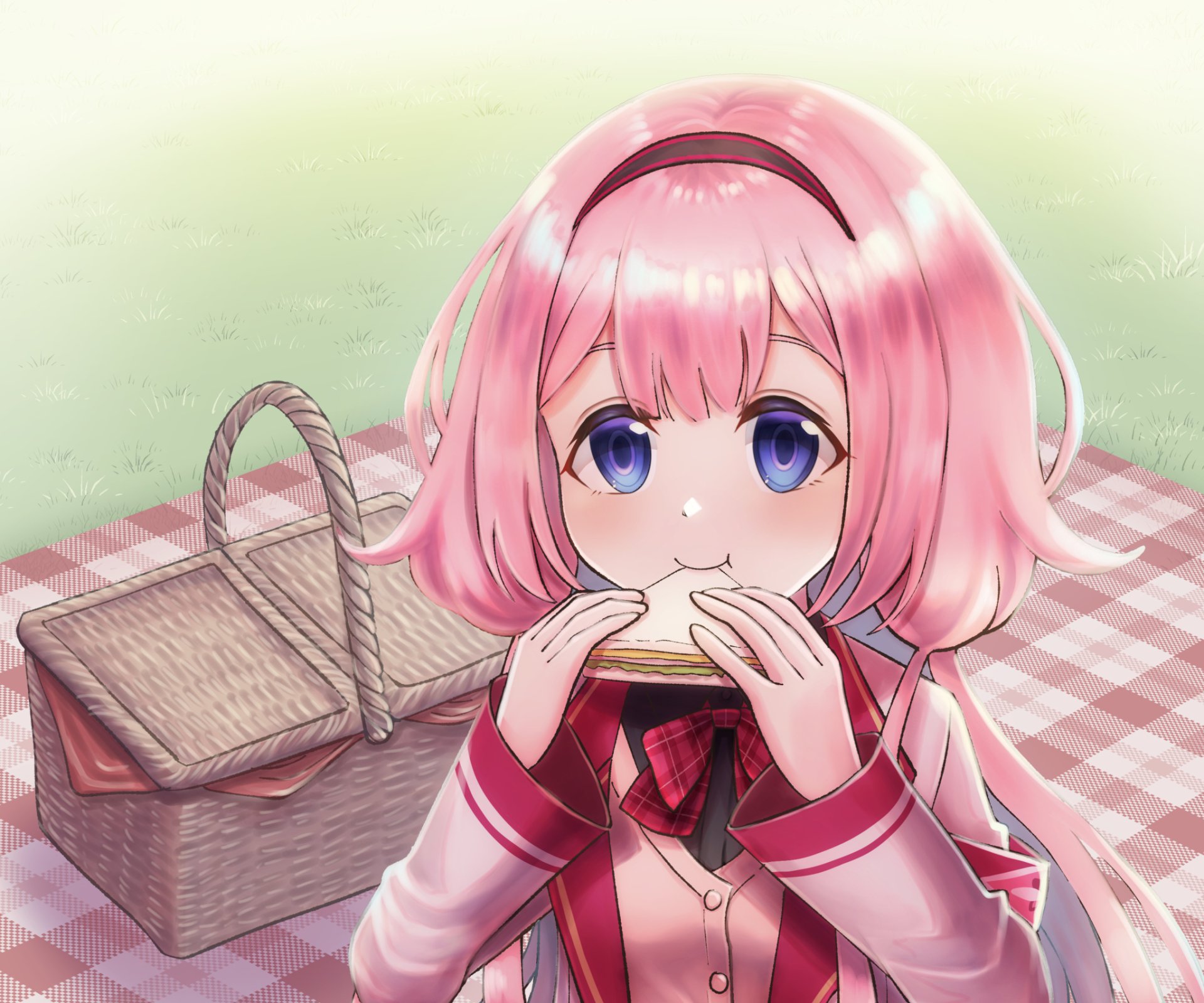 Download Suo Sango Anime Virtual Youtuber HD Wallpaper by 青紅茶