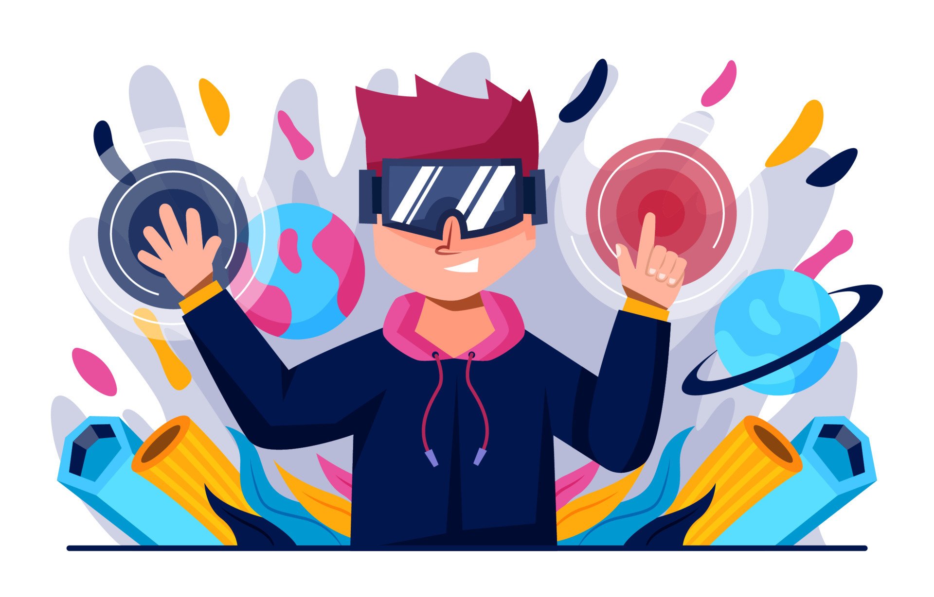 Download Technology Metaverse HD Wallpaper