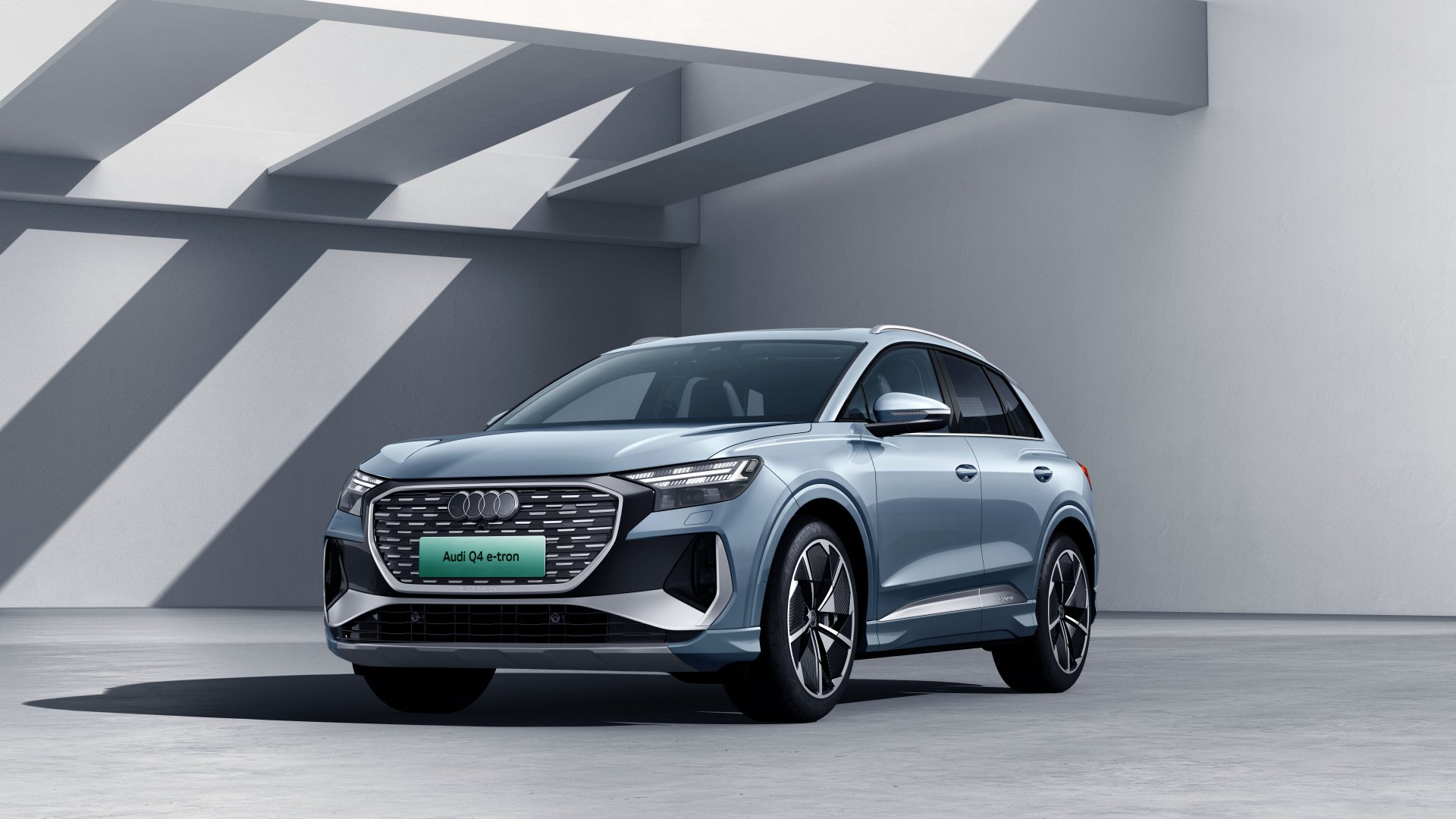 Download Vehicle Audi Q4 E-tron 8k Ultra HD Wallpaper