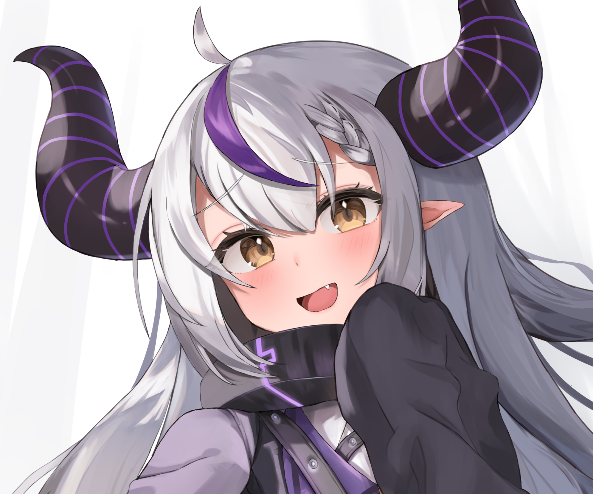 Download Hololive La+ Darknesss (Virtual Youtuber) Anime Virtual Youtuber HD Wallpaper