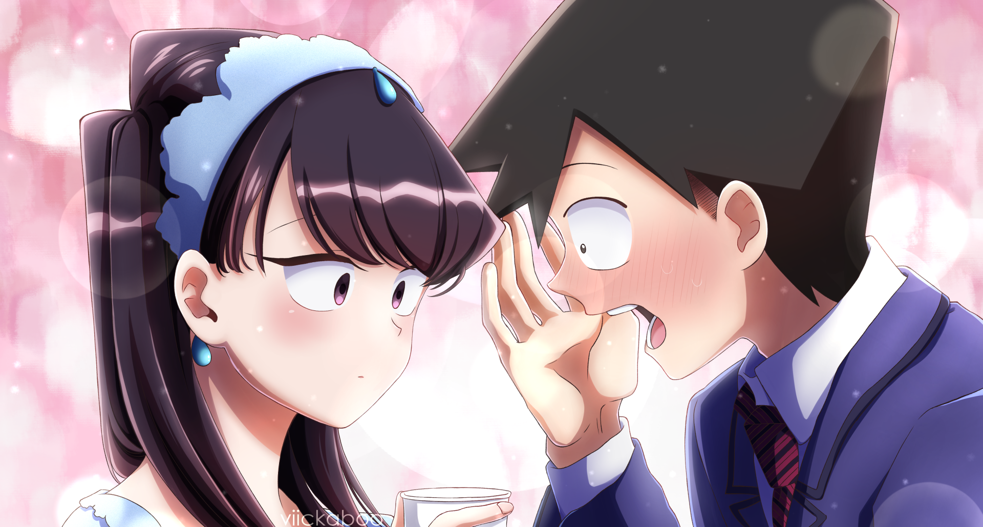 Download Tadano Hitohito Komi Shouko Anime Komi Can't Communicate 4k Ultra HD Wallpaper by VicSte128