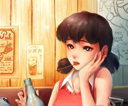 Shizuka Minamoto Anime Doraemon HD Desktop Wallpaper | Background Image