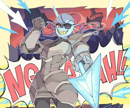 Undyne (Undertale) video game Undertale HD Desktop Wallpaper | Background Image