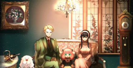 Bond (Spy x Family) Loid Forger Yor Forger Anya Forger Anime Spy x Family HD Desktop Wallpaper | Background Image