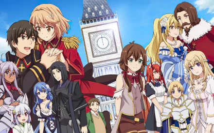 Anime How a Realist Hero Rebuilt the Kingdom HD Desktop Wallpaper | Background Image