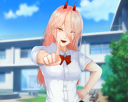 Power (Chainsaw Man) Anime Chainsaw Man HD Desktop Wallpaper | Background Image