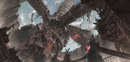 Sci Fi Structure HD Desktop Wallpaper | Background Image