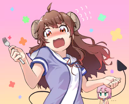 Yuuko Yoshida Anime The Demon Girl Next Door HD Desktop Wallpaper | Background Image