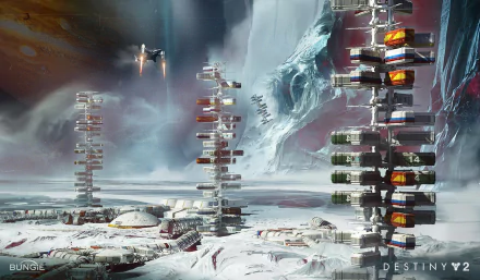  Destiny 2: Beyond Light early Europa concept by Jesse Van Dijk