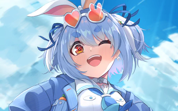hololive Usada Pekora Anime Virtual Youtuber HD Desktop Wallpaper | Background Image