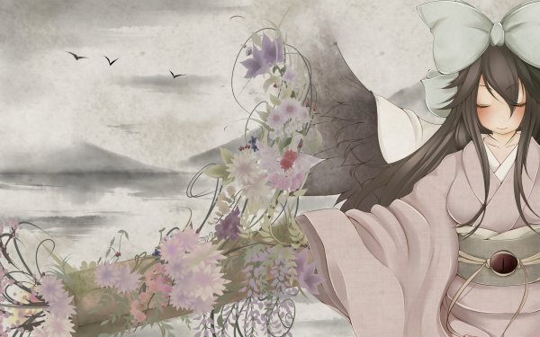 Anime Touhou Utsuho Reiuji HD Wallpaper | Background Image