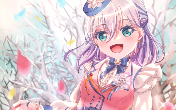Kurata Mashiro Anime BanG Dream! Girls Band Party! HD Desktop Wallpaper | Background Image