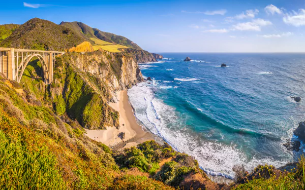 California nature coastline HD Desktop Wallpaper | Background Image