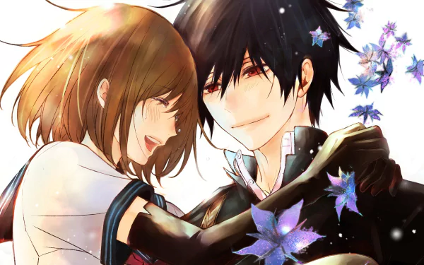 Fumi Nishioka Kyutaro Horikita Anime Queen's Quality HD Desktop Wallpaper | Background Image