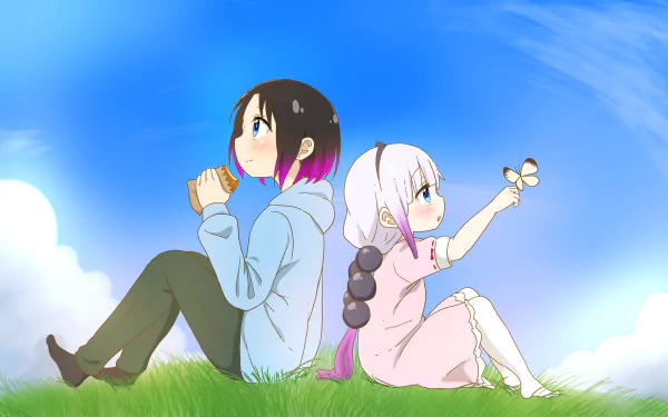 Kanna Kamui Elma (Miss Kobayashi's Dragon Maid) Anime Miss Kobayashi's Dragon Maid HD Desktop Wallpaper | Background Image