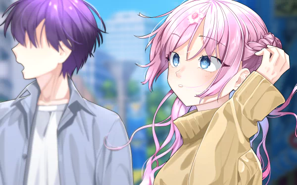 Yuu Izumi Micchon Shikimori Anime Shikimori's Not Just a Cutie HD Desktop Wallpaper | Background Image