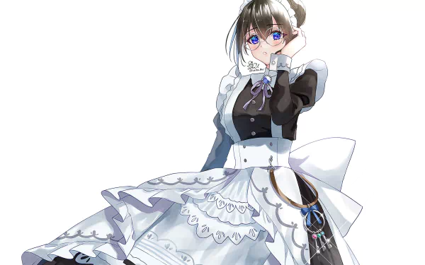 maid Fumika Sagisawa Anime THE iDOLM@STER: Cinderella Girls Starlight Stage HD Desktop Wallpaper | Background Image