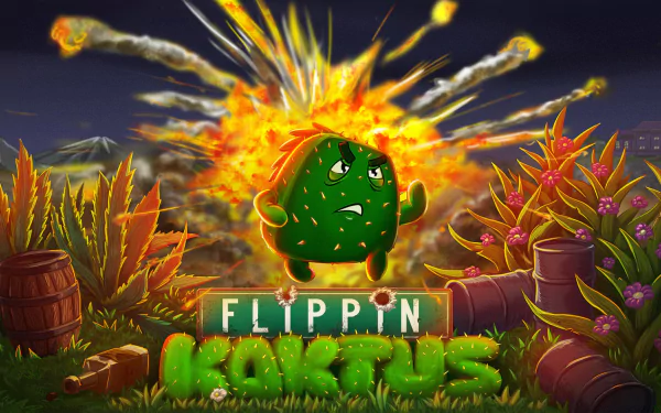 video game Flippin Kaktus HD Desktop Wallpaper | Background Image