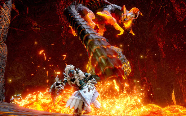 video game Monster Hunter Rise HD Desktop Wallpaper | Background Image