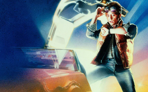 Michael J. Fox Marty McFly movie Back To The Future HD Desktop Wallpaper | Background Image