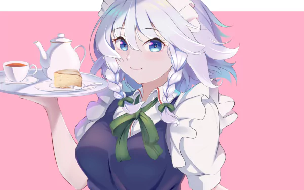 Sakuya Izayoi Anime Touhou HD Desktop Wallpaper | Background Image