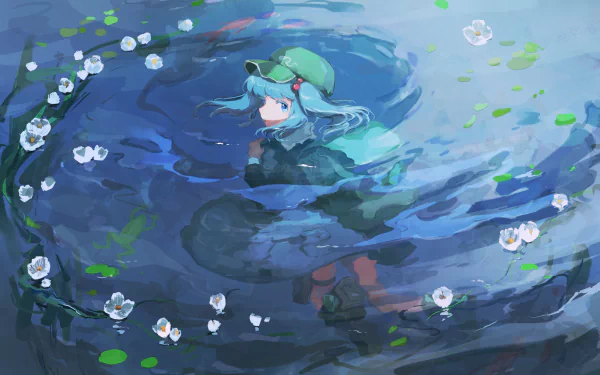 Nitori Kawashiro Anime Touhou HD Desktop Wallpaper | Background Image