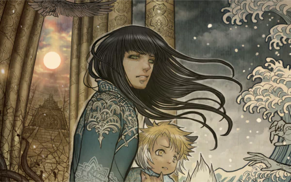 Fox girl Comic Monstress HD Desktop Wallpaper | Background Image