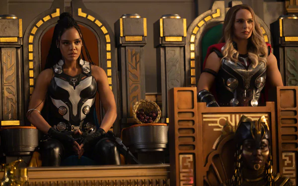 Valkyrie (Marvel Comics) Tessa Thompson movie Thor: Love and Thunder HD Desktop Wallpaper | Background Image