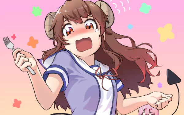 Yuuko Yoshida Anime The Demon Girl Next Door HD Desktop Wallpaper | Background Image