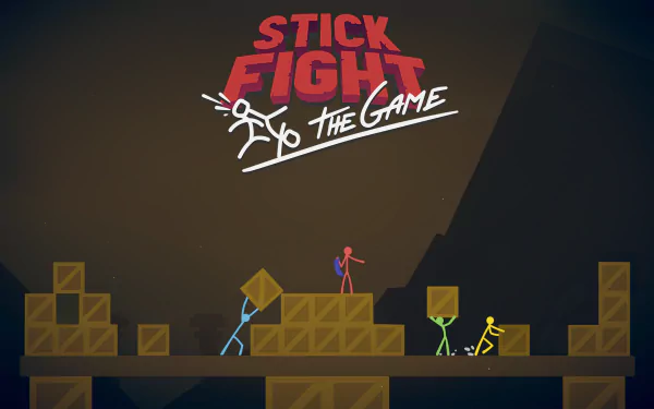 video game Stick Fight: The Game HD Desktop Wallpaper | Background Image