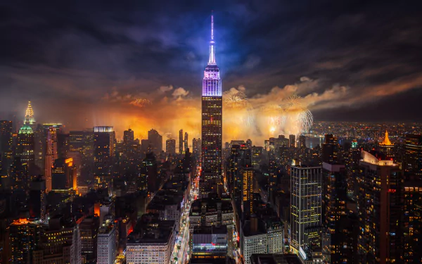  Fireworks over New York