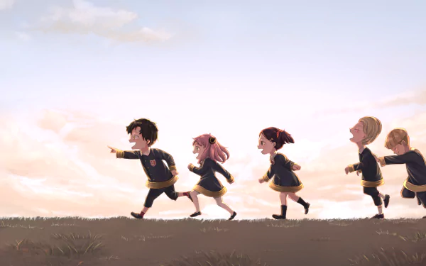 Becky Blackbell Anya Forger Damian Desmond Anime Spy x Family HD Desktop Wallpaper | Background Image