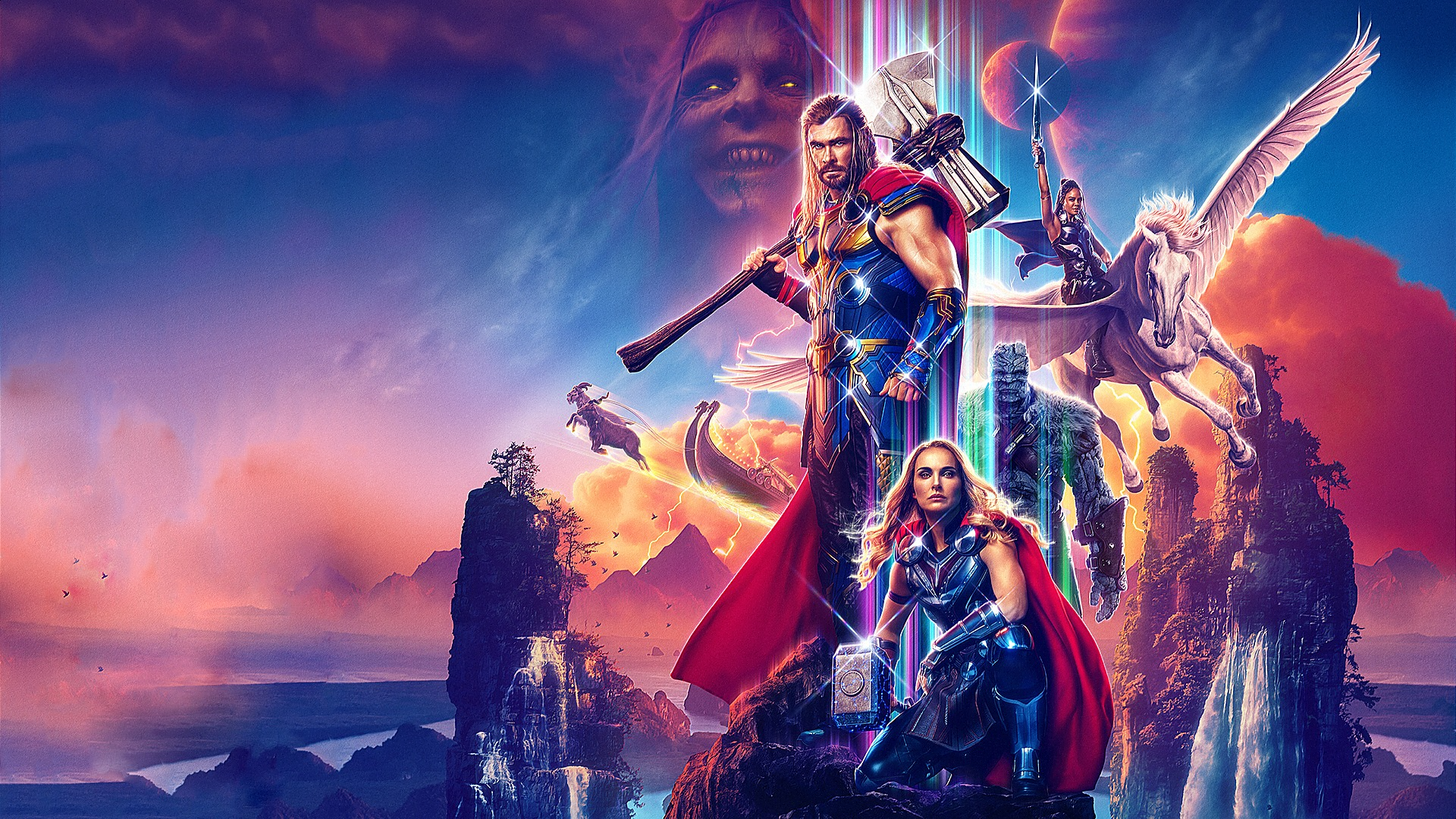 Películas Thor: Love and Thunder Fondo de pantalla HD | Fondo de Escritorio