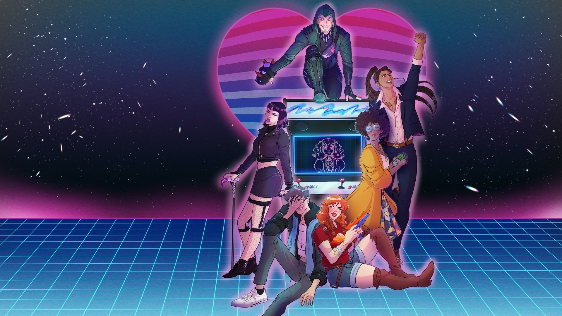 Download Video Game Arcade Spirits: The New Challengers 4k Ultra HD Wallpaper