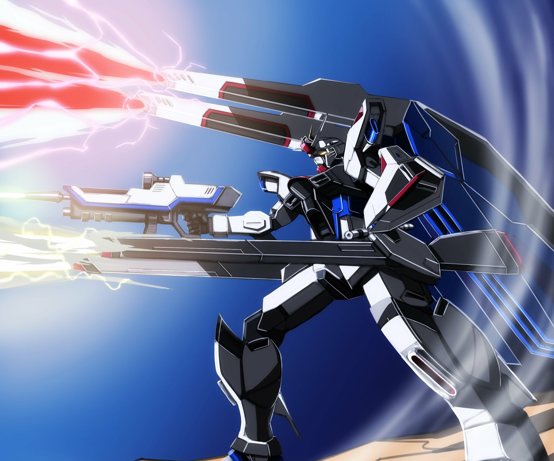 Download Freedom Gundam Anime Mobile Suit Gundam Seed HD Wallpaper