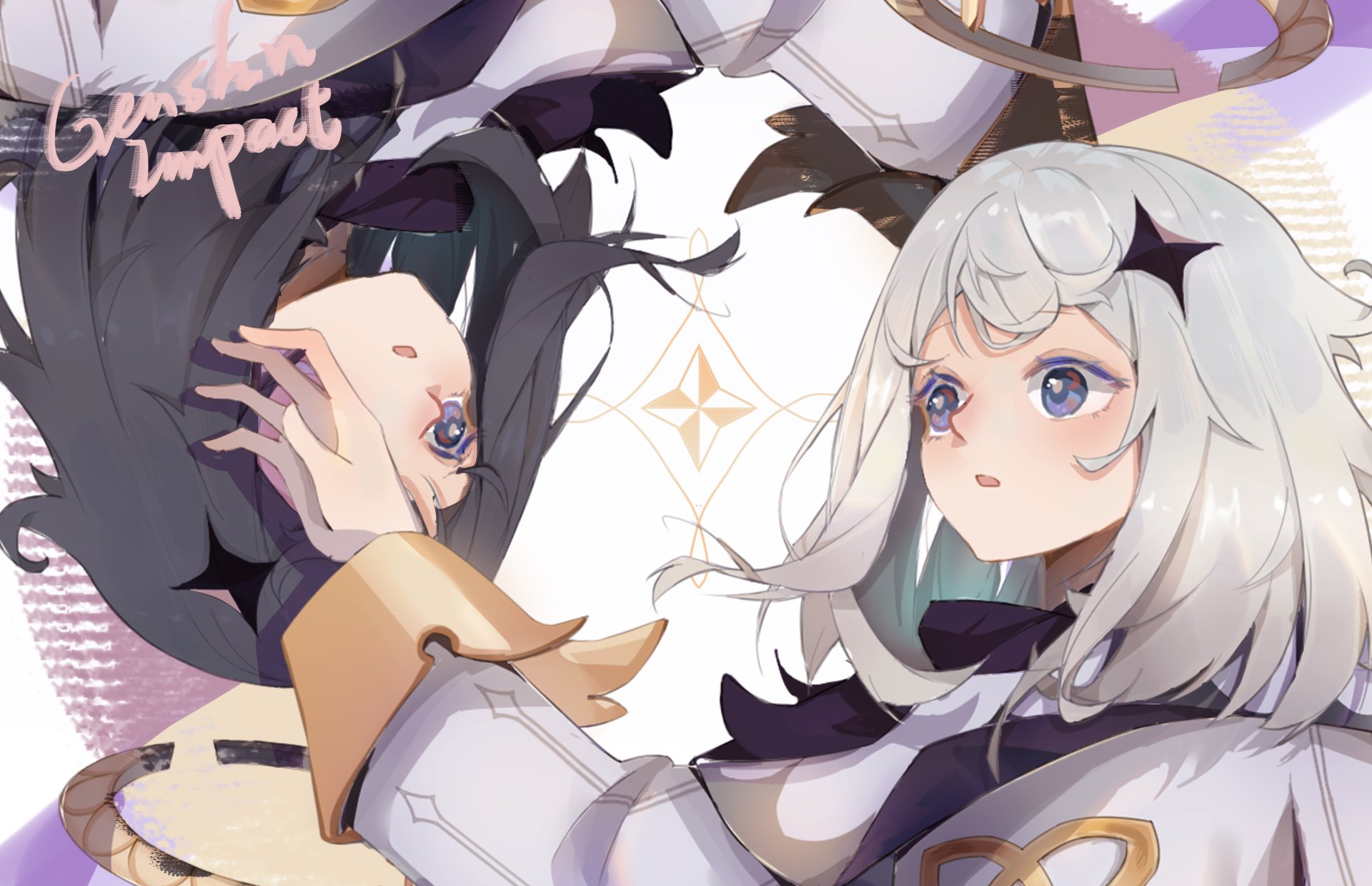 Download Paimon (Genshin Impact) Video Game Genshin Impact 4k Ultra HD Wallpaper by 白玉缱绻