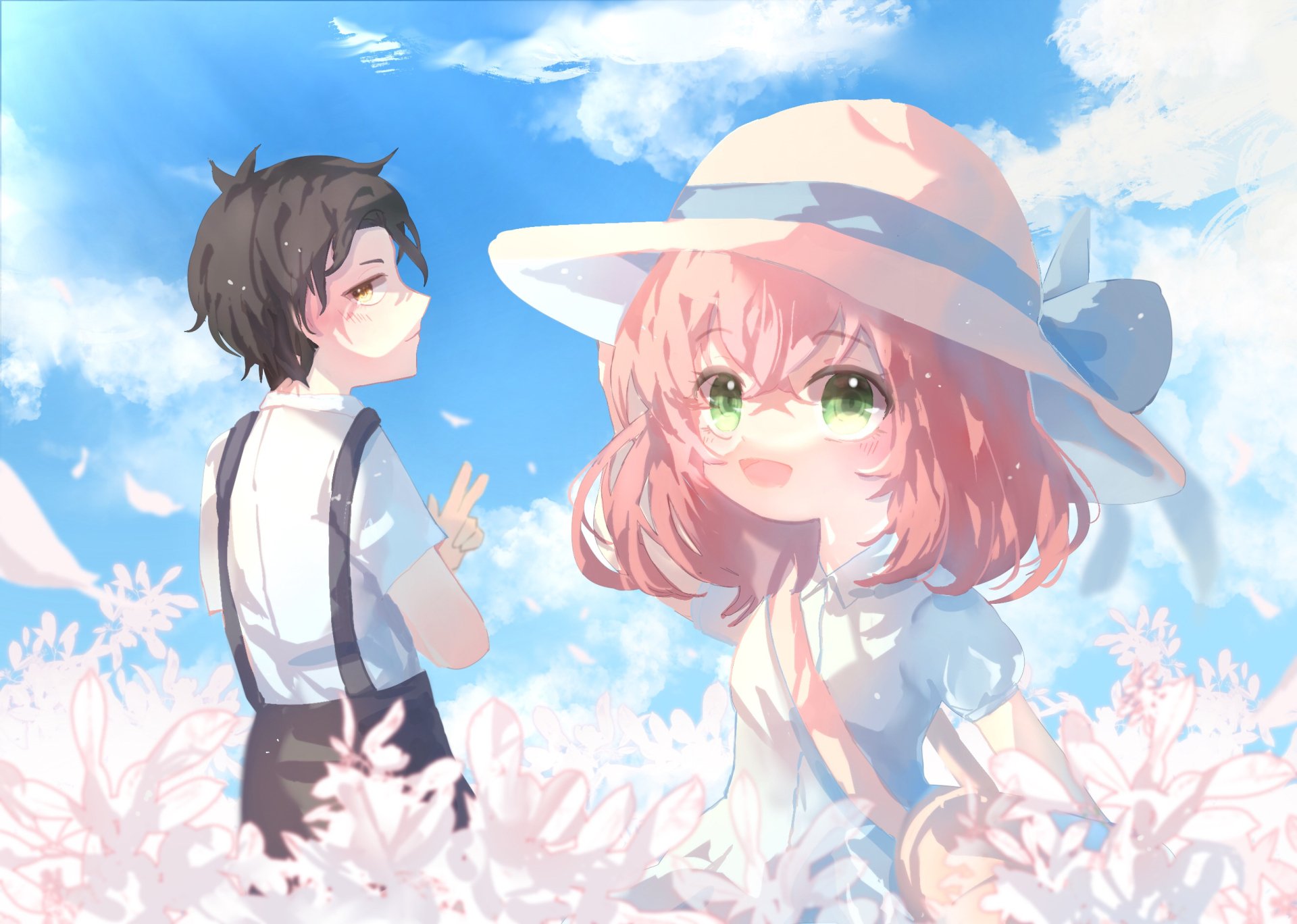 Download Anya Forger Damian Desmond Anime Spy X Family HD Wallpaper by Min