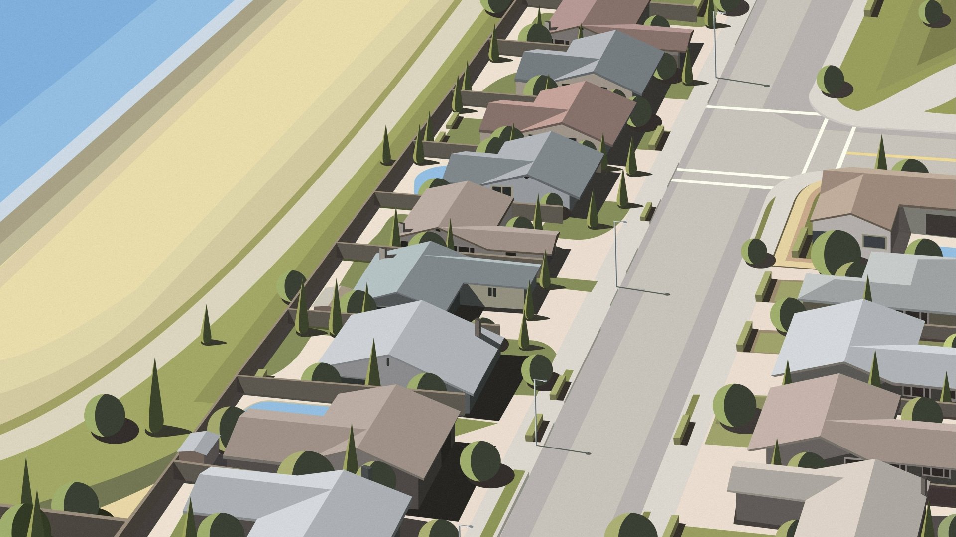 Download Man Made Suburb 4k Ultra HD Wallpaper by Grant Riven Yun