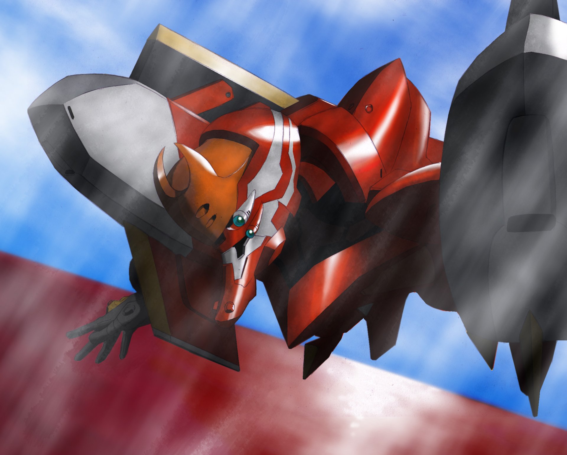 Download Evangelion Unit-02 Anime Neon Genesis Evangelion HD Wallpaper