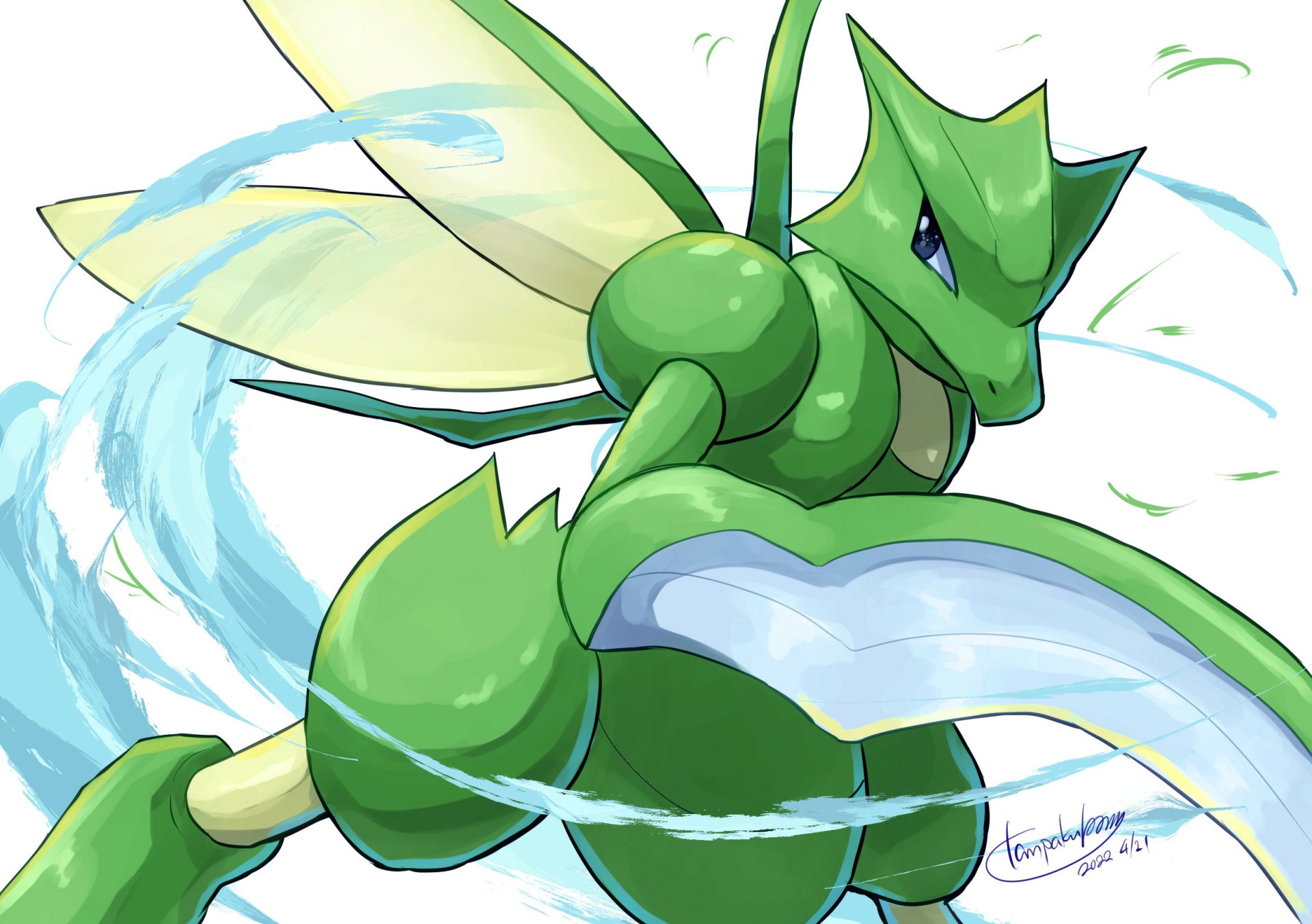 Download Scyther (Pokémon) Video Game Pokemon HD Wallpaper