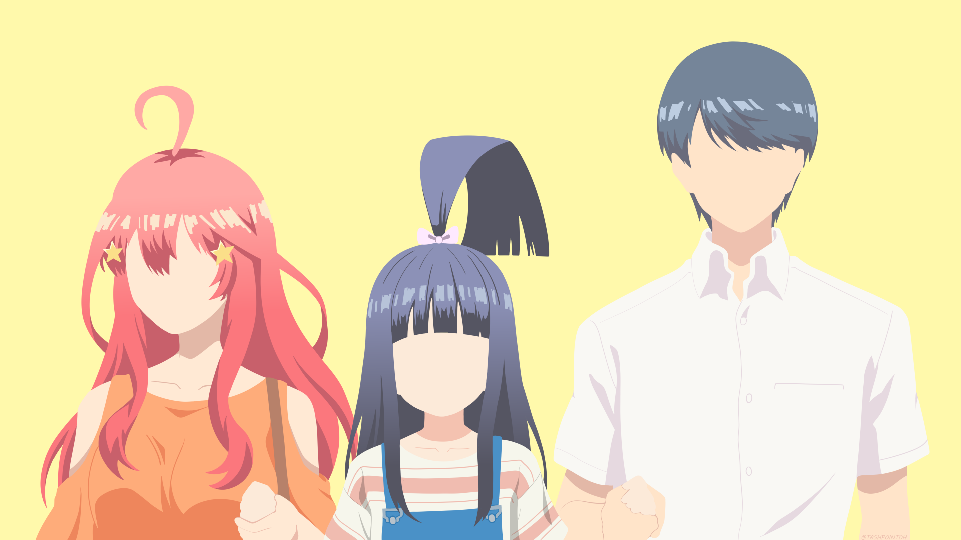 Download Raiha Uesugi Itsuki Nakano Fuutarou Uesugi Anime The Quintessential Quintuplets 4k Ultra HD Wallpaper by tashpointoh
