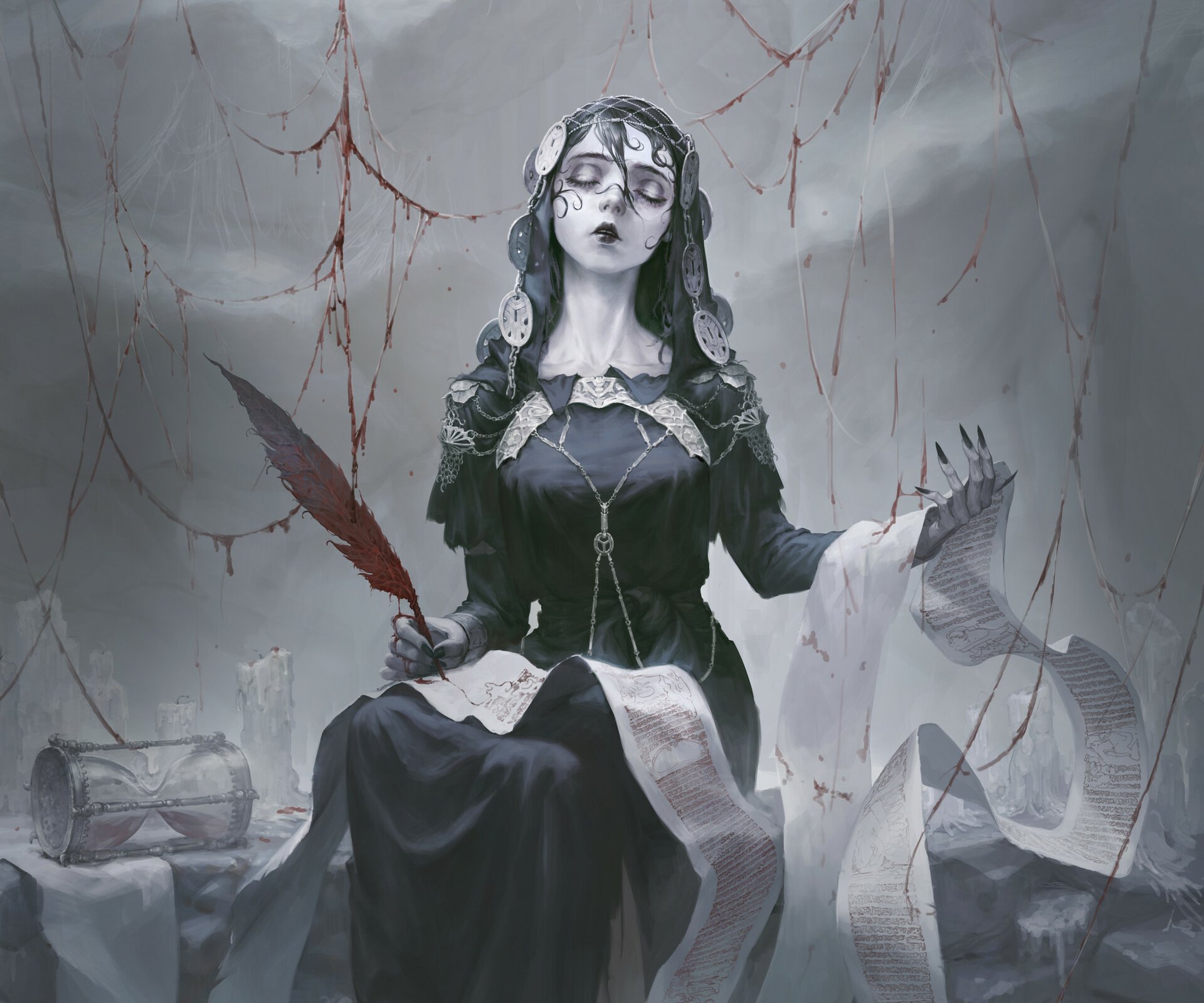 Download Dark Woman HD Wallpaper by Jeongmin Lee